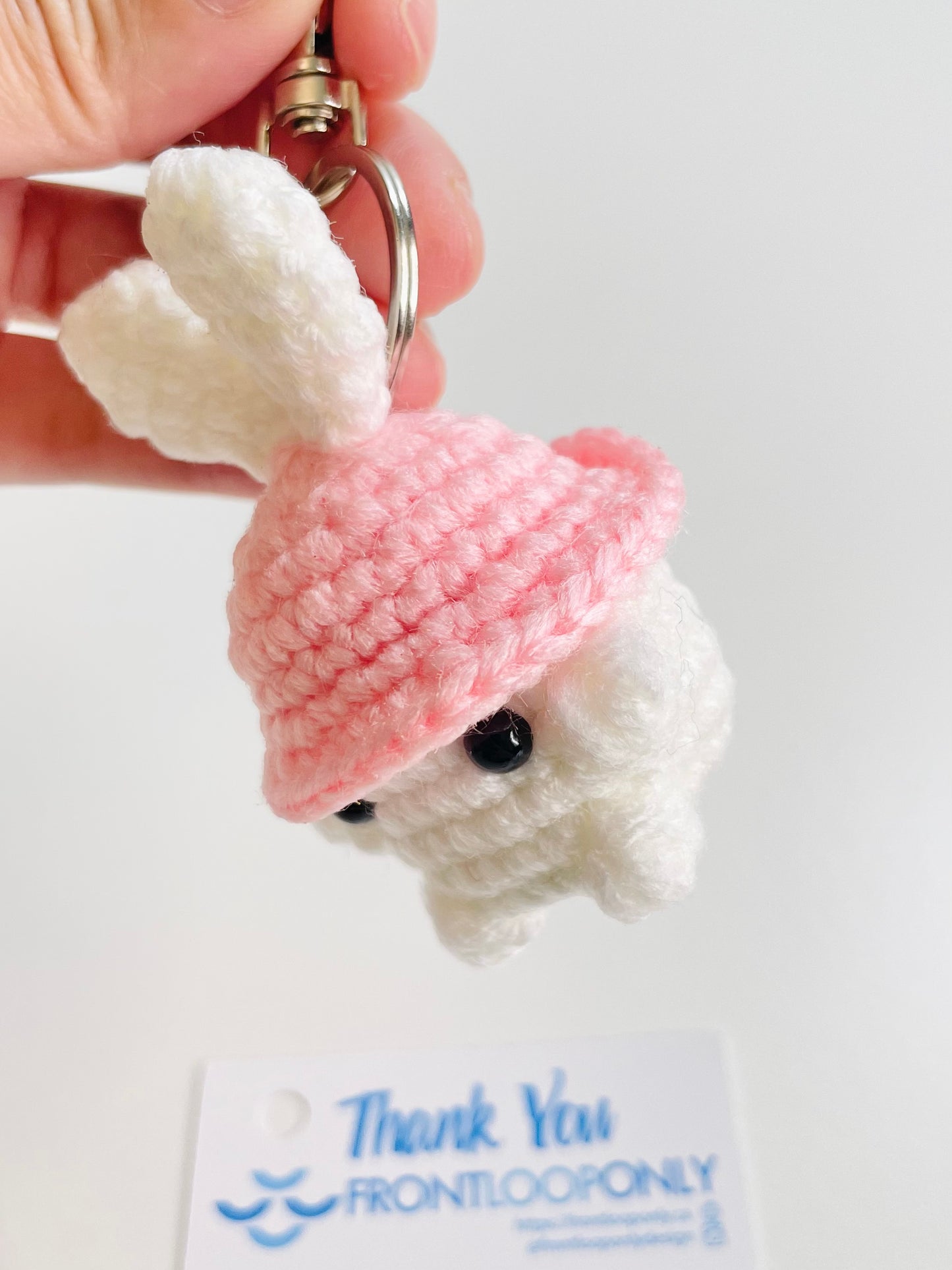 Crochet Baby Mushroom Keychain, Kawaii Amigurumi Mushroom Charm, Bag Charm