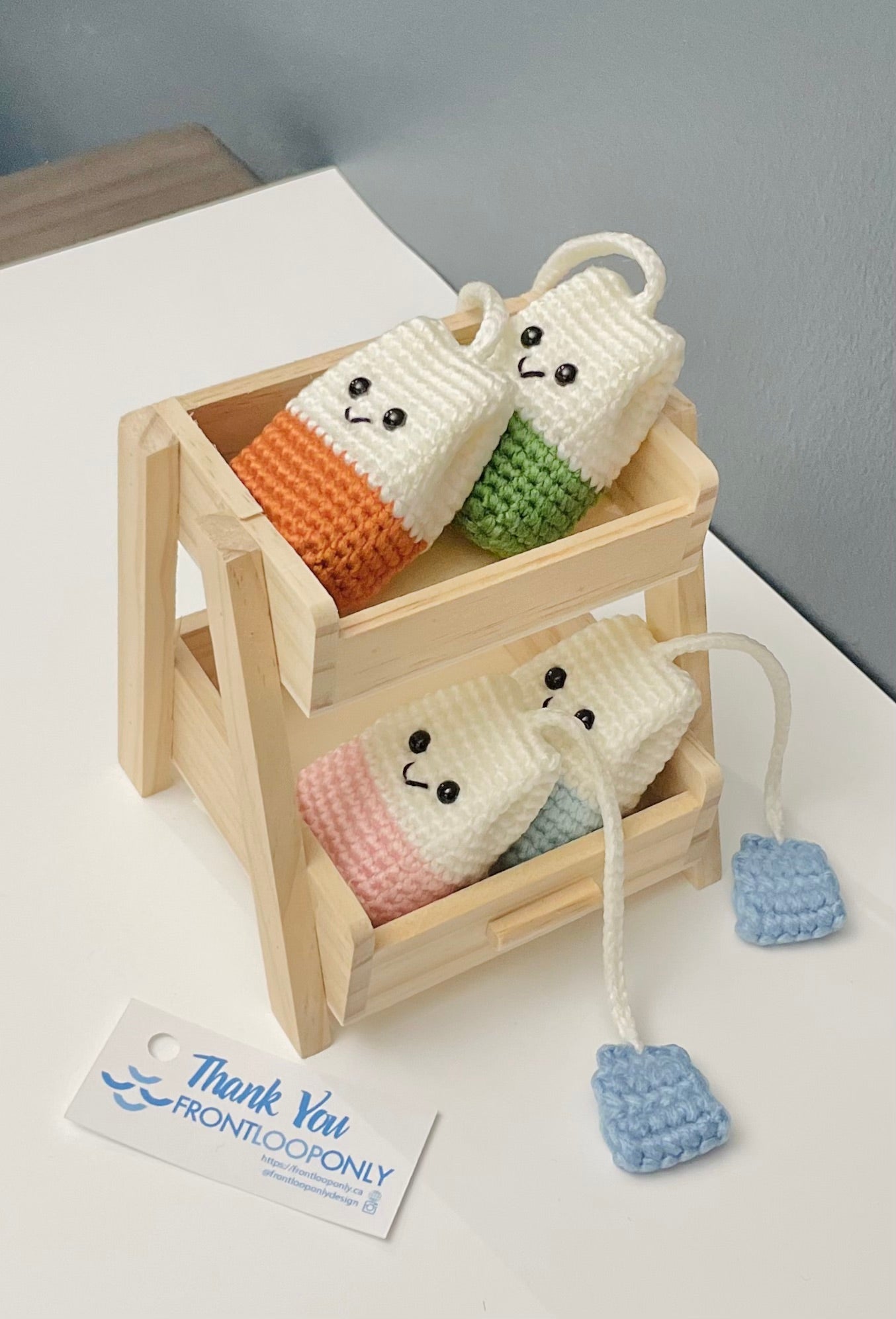 Tea Bag - Handmade Crochet Tea Lover Gift