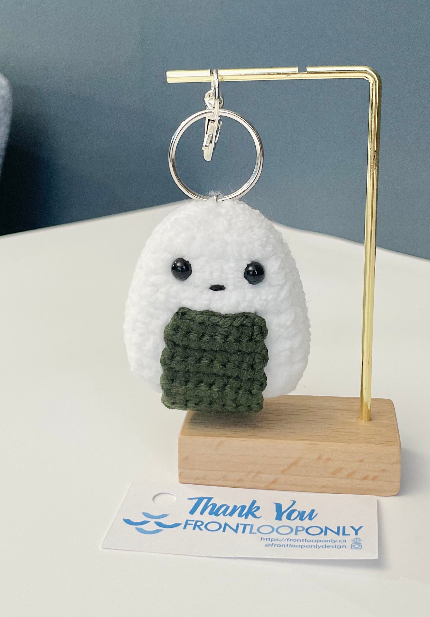 Crochet Dumpling or Sushi or Onigiri – Adorable Foodie Keychain