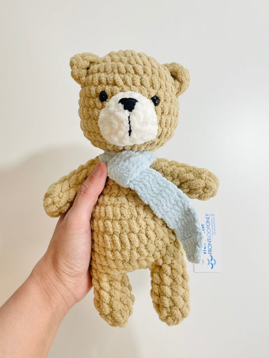 Crochet Snuggly Bear Plush • Handmade Teddy Bear • Stuffed Animal Gift • Nursery Decor • Cozy Plushie