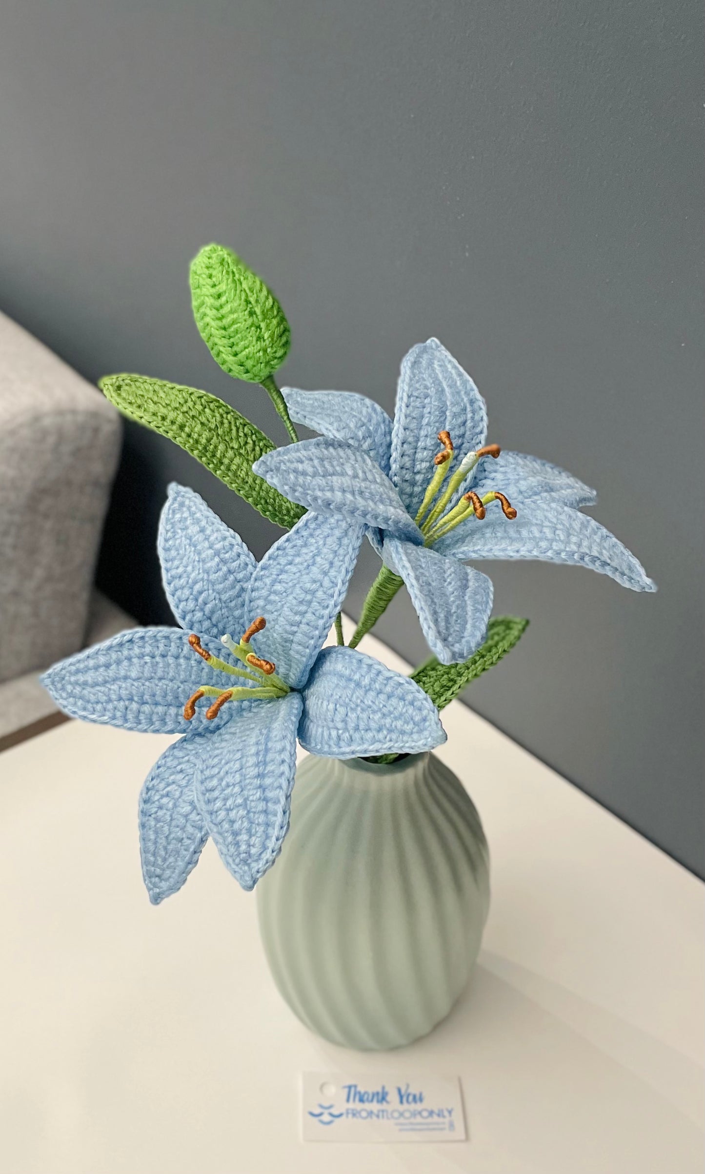 Crochet Lily Bouquet – Handmade Gift for Mother’s Day, Women’s Day & Valentine's Day