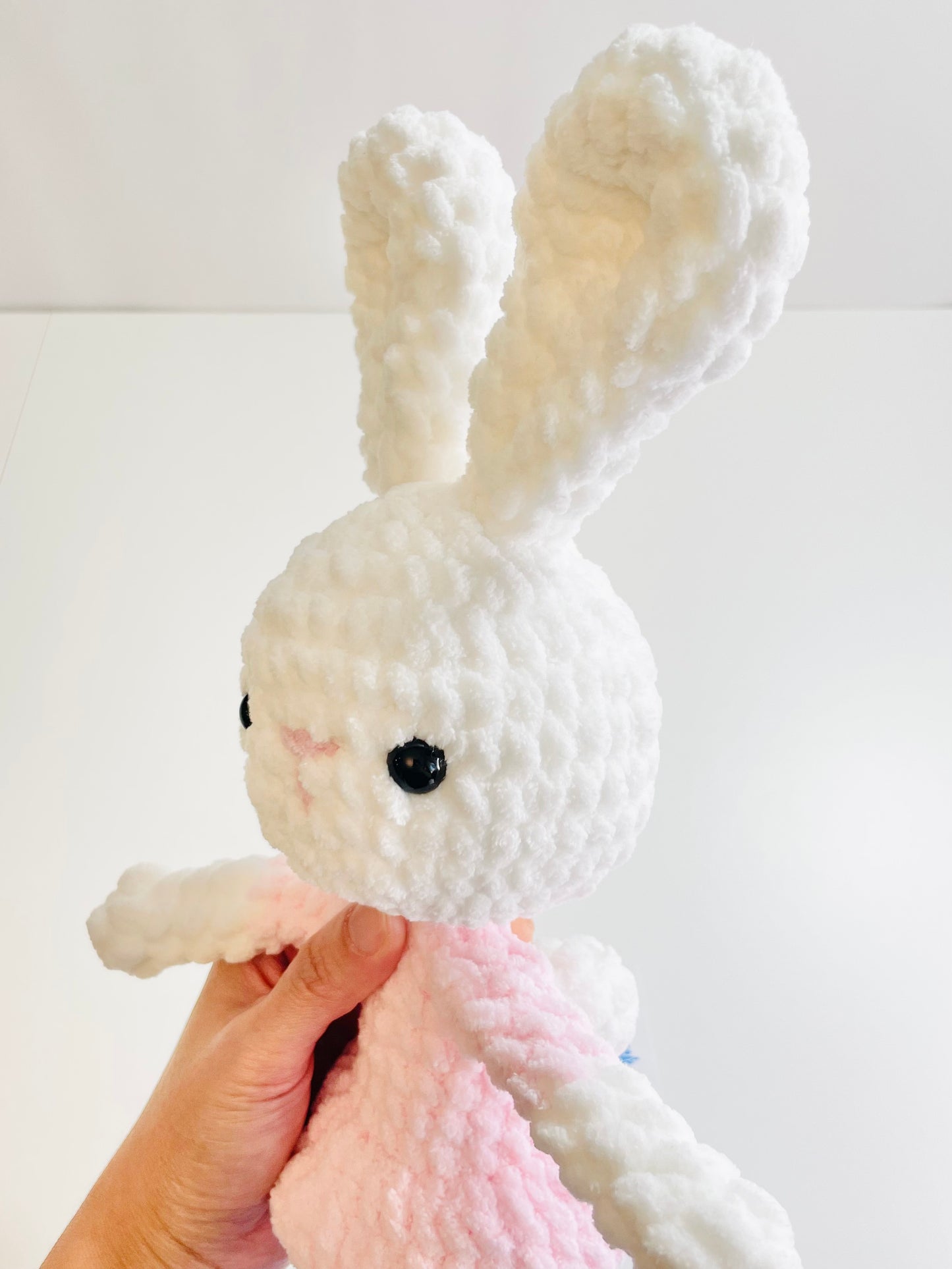 Crochet Snuggly Bunny Plush | Stuffed Bunny Gift | Nursery Decor | Handmade Easter Bunny