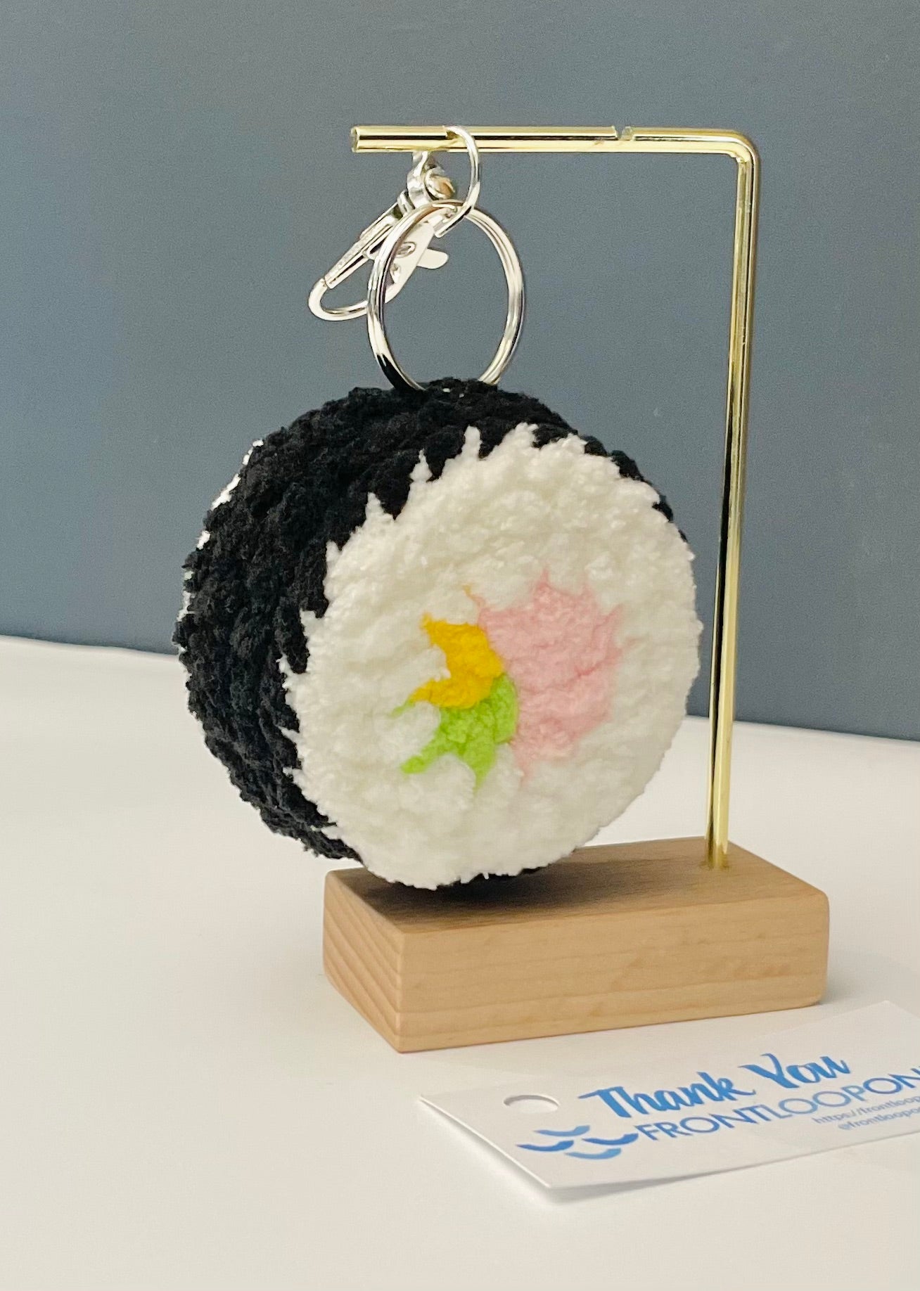 Crochet Dumpling or  Sushi or Onigiri – Adorable Foodie Keychain