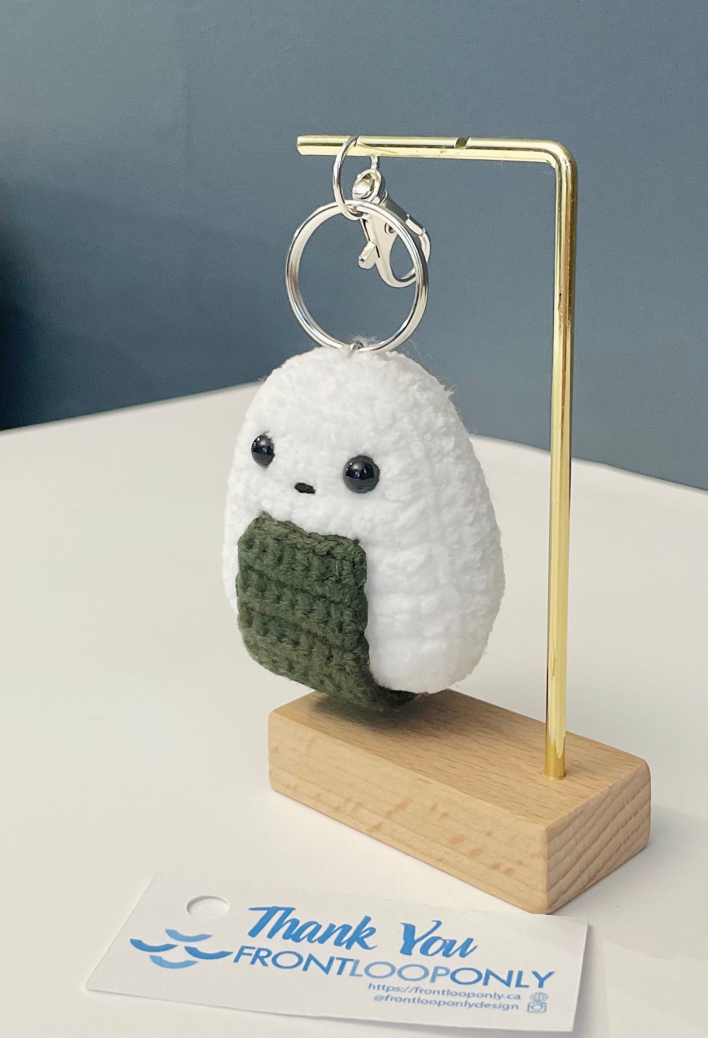 Crochet Dumpling or  Sushi or Onigiri – Adorable Foodie Keychain