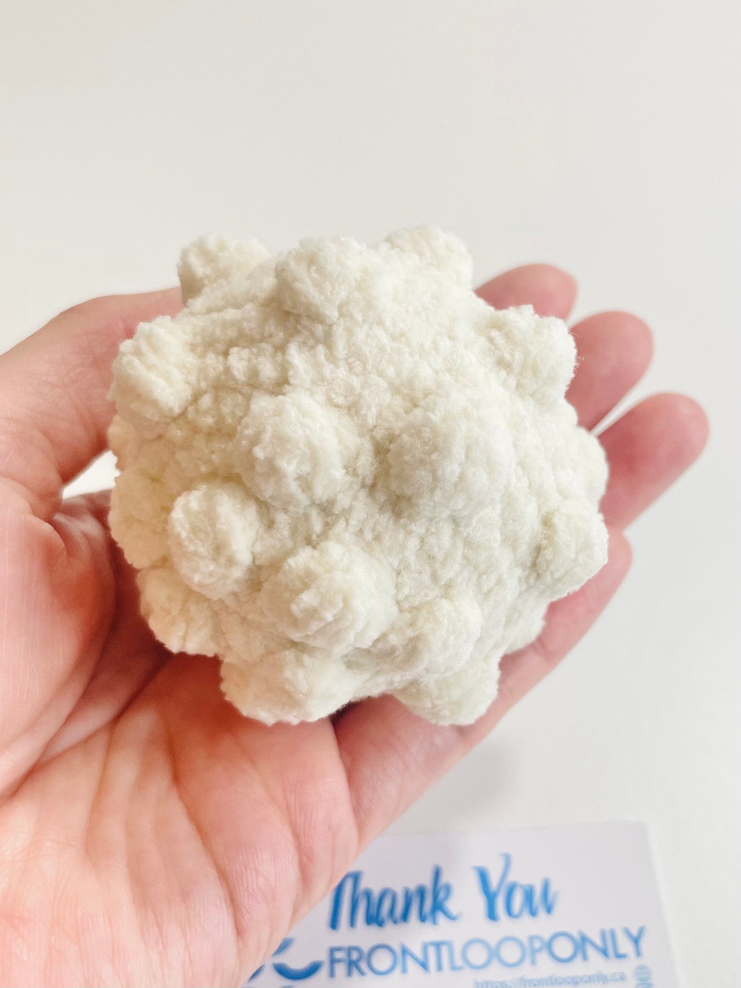Crochet Worry Moon Plush | Handmade Amigurumi Pocket Moon | Stress Relief Fidget | Emotional Support