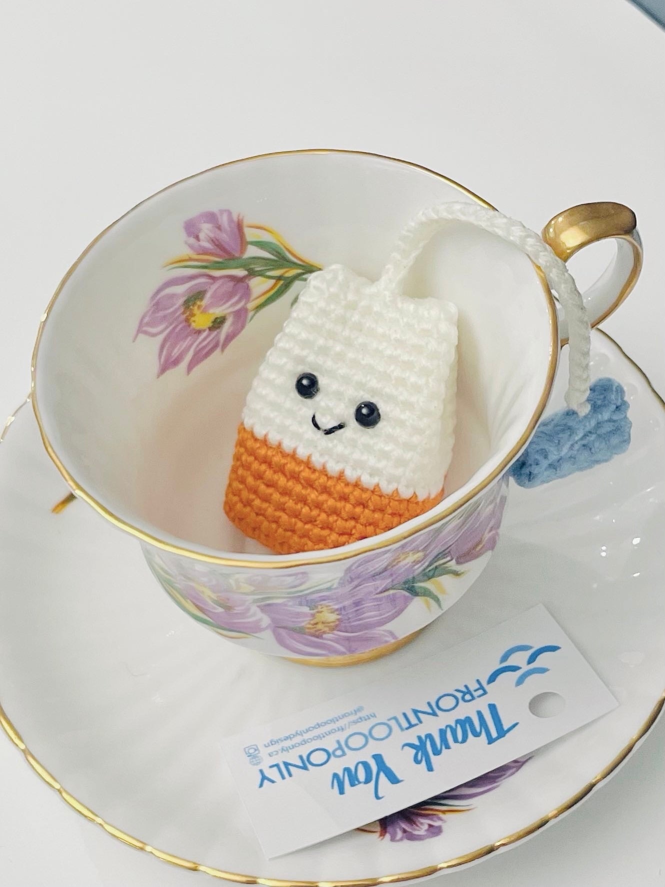 Tea Bag - Handmade Crochet Tea Lover Gift