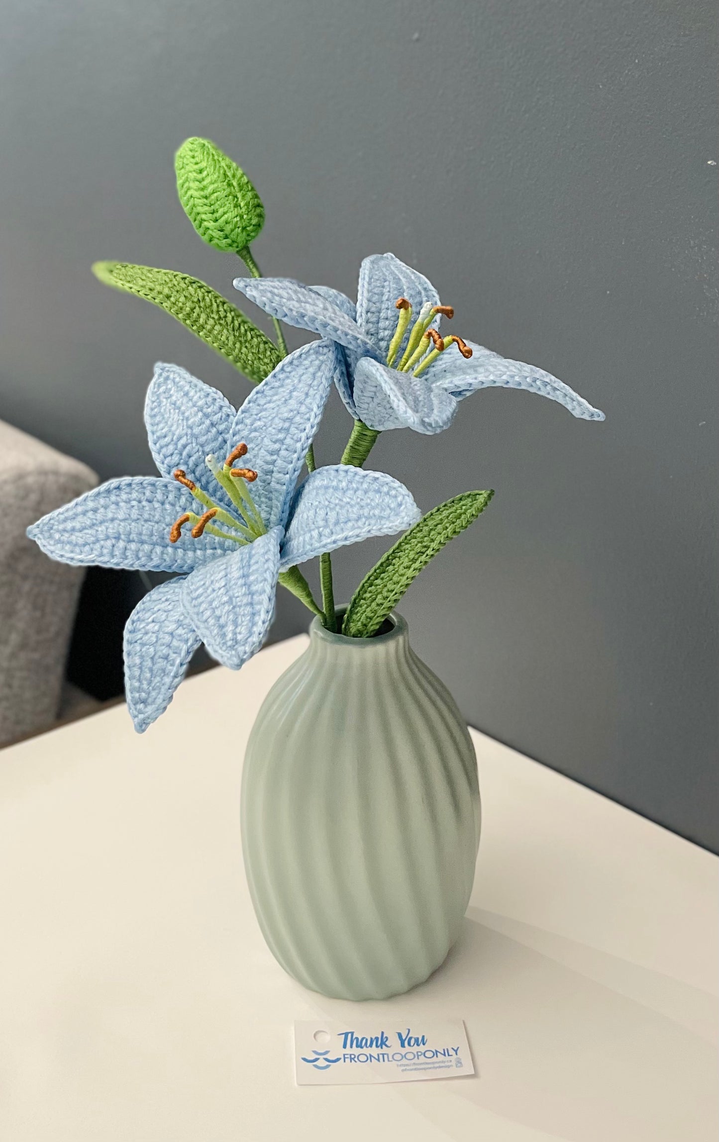 Crochet Lily Bouquet – Handmade Gift for Mother’s Day, Women’s Day & Valentine's Day