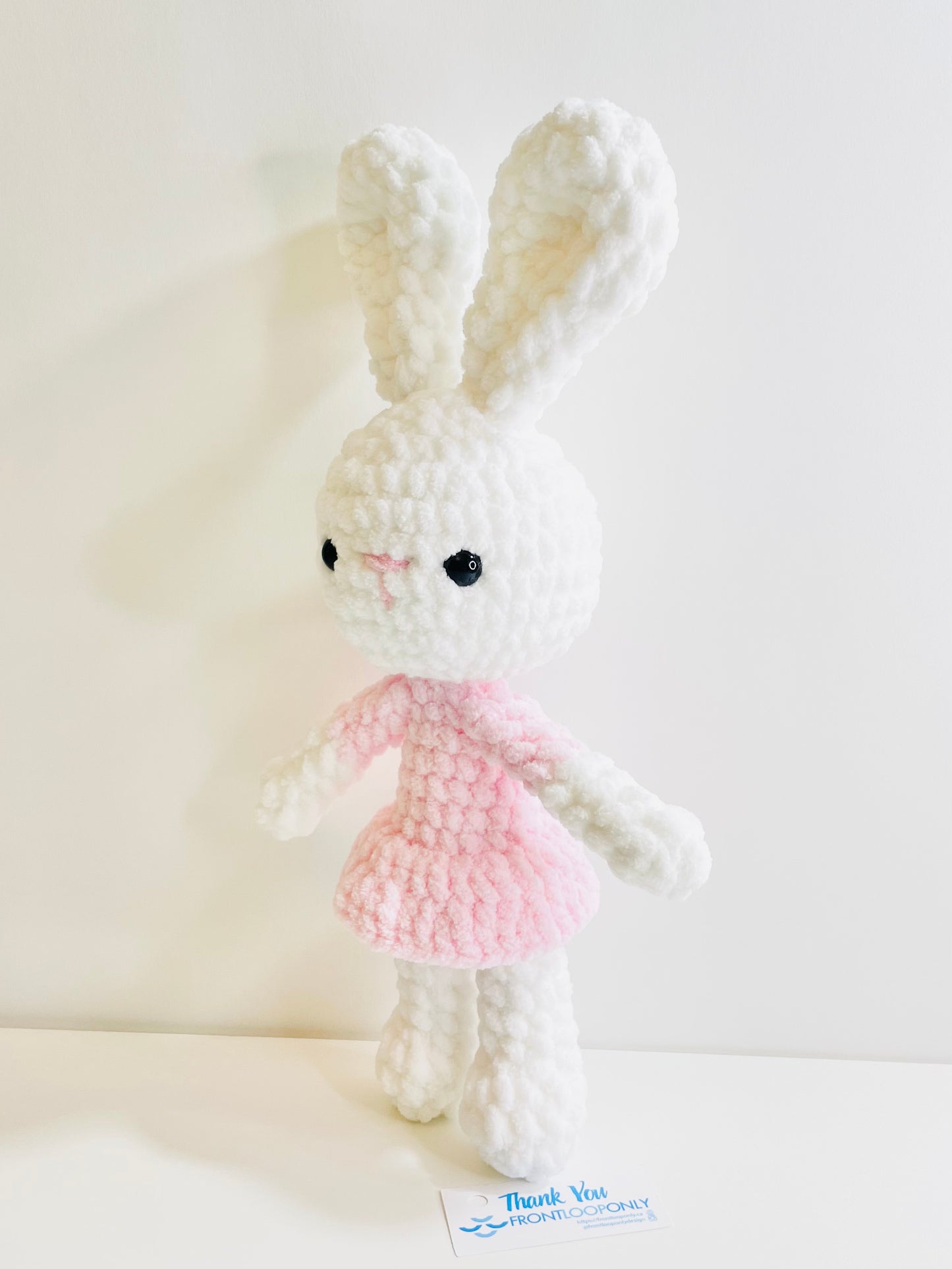 Crochet Snuggly Bunny Plush | Stuffed Bunny Gift | Nursery Decor | Handmade Easter Bunny