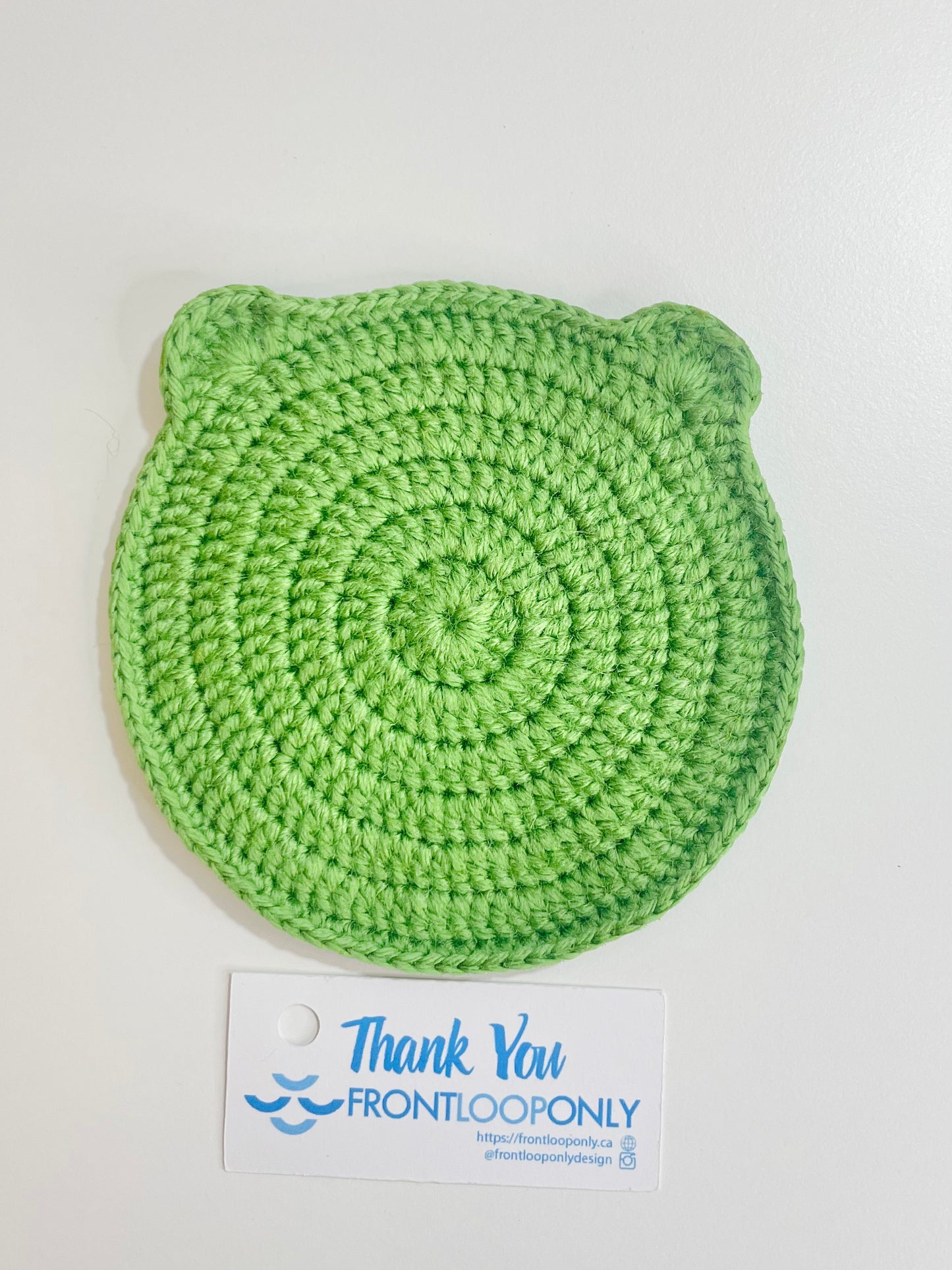 Crochet Animal Coaster, Kawaii Mug Rug, Handmade Cottagecore Home Decor, Coffee Table Gift