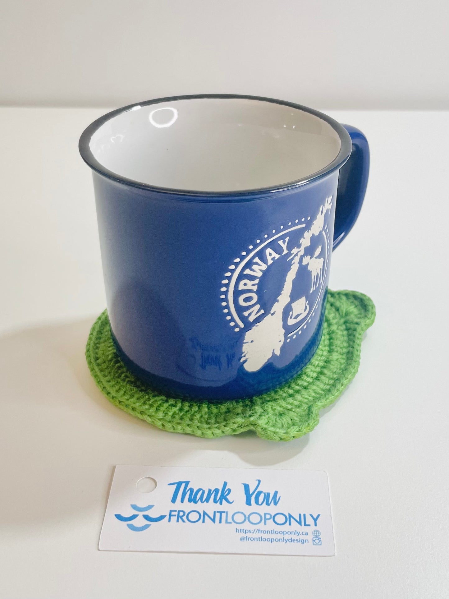 Crochet Animal Coaster, Kawaii Mug Rug, Handmade Cottagecore Home Decor, Coffee Table Gift