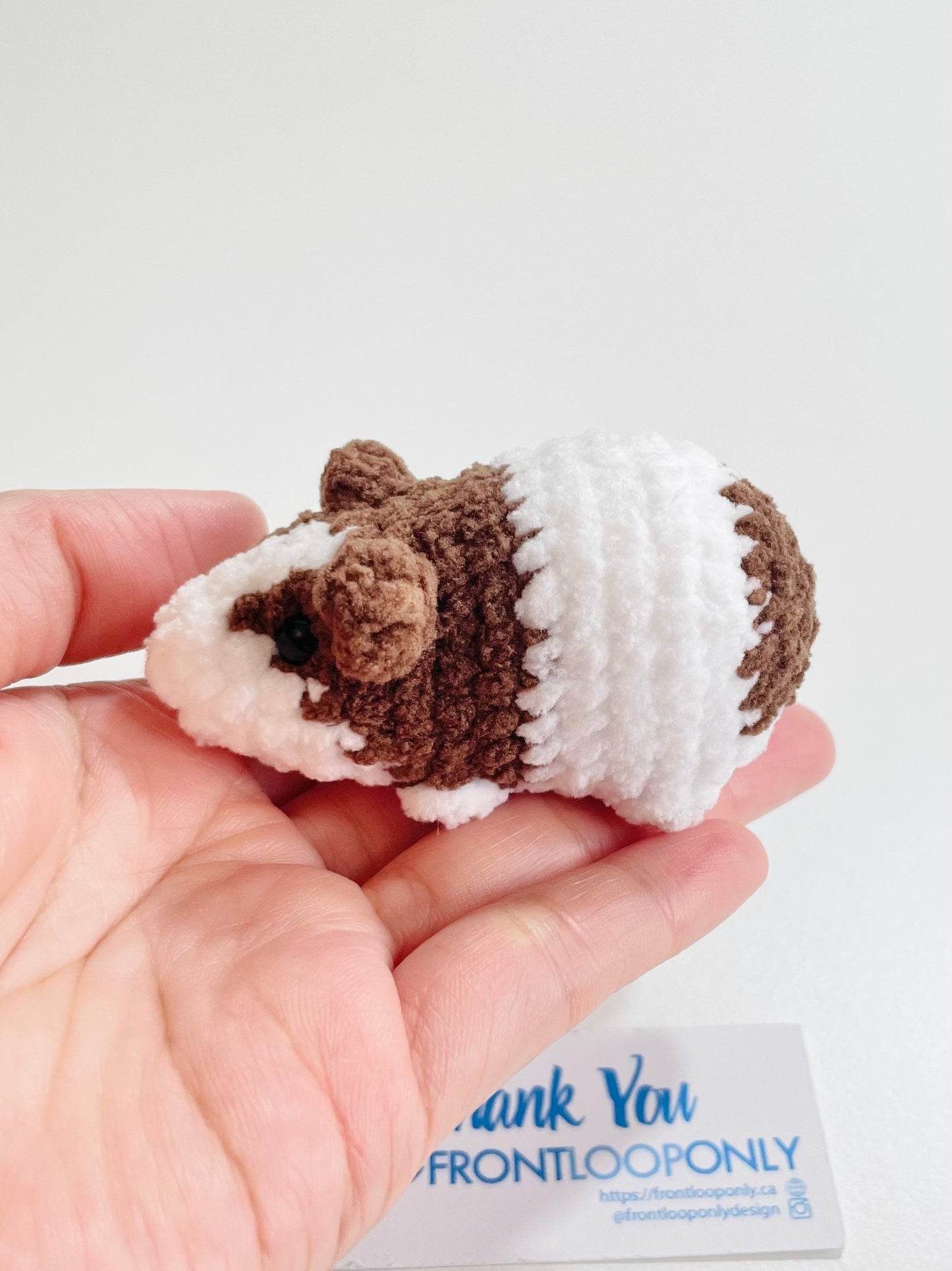 Crochet Baby Guinea Pig Plush, Baby Hamster Amigurumi, Small Animal, Kawaii Handmade Pet Lover Gift