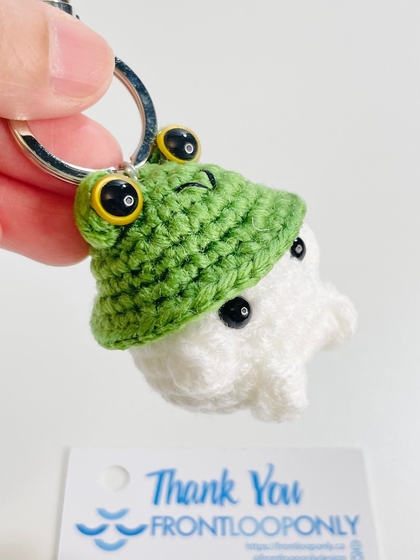 Crochet Baby Mushroom Keychain, Kawaii Amigurumi Mushroom Charm,  Bag Charm