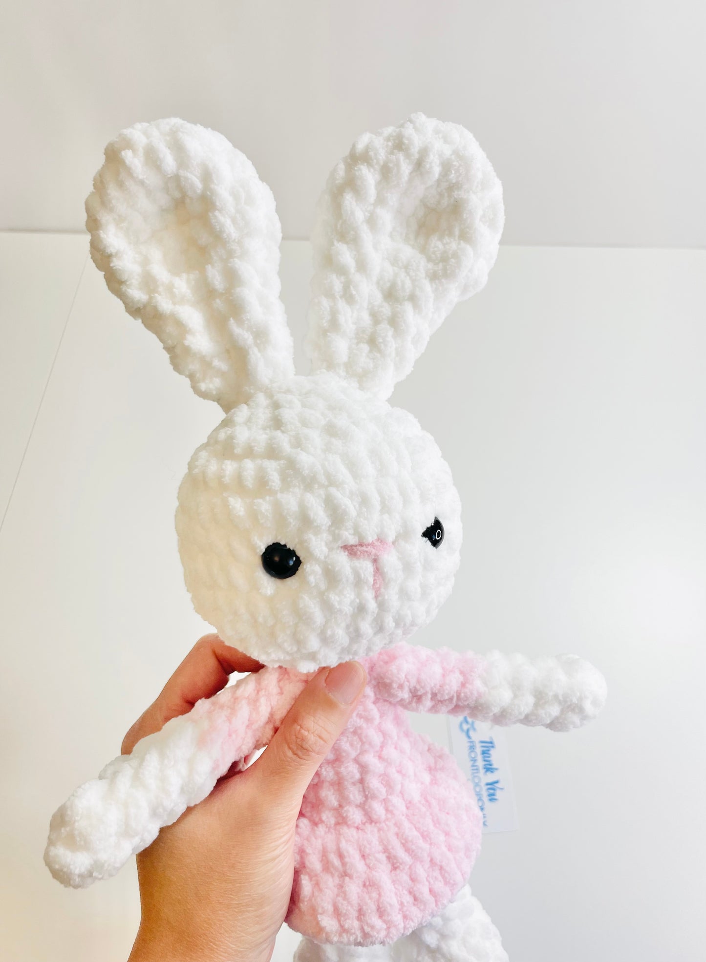 Crochet Snuggly Bunny Plush | Stuffed Bunny Gift | Nursery Decor | Handmade Easter Bunny