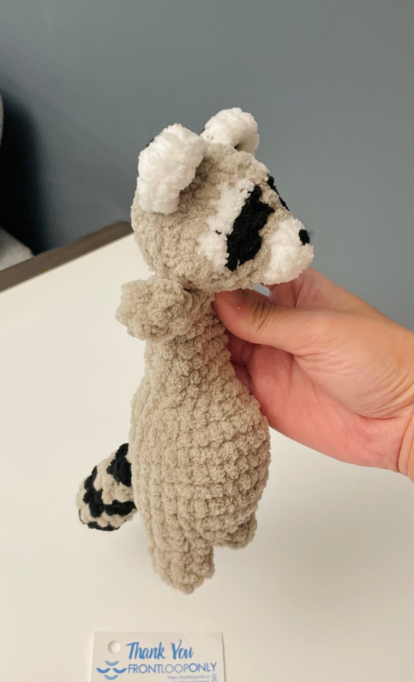 Raccoon Plush – Handmade Crochet Raccoon Amigurumi