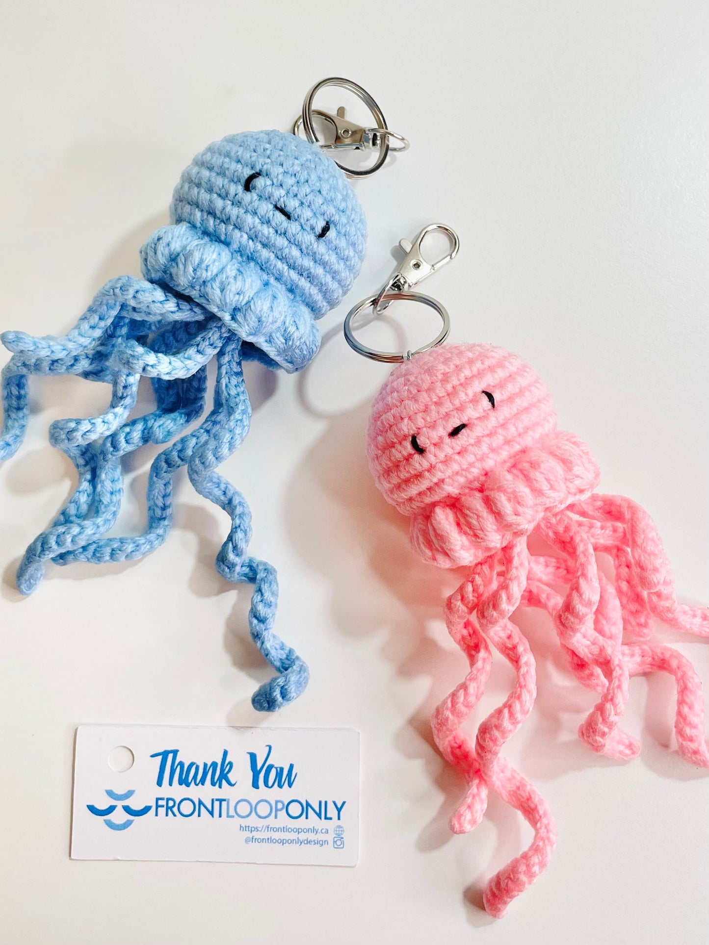 Crochet Octopus Keychain, Handmade Amigurumi Sea Animal, Ocean Accessory, Kawaii Bag Charm