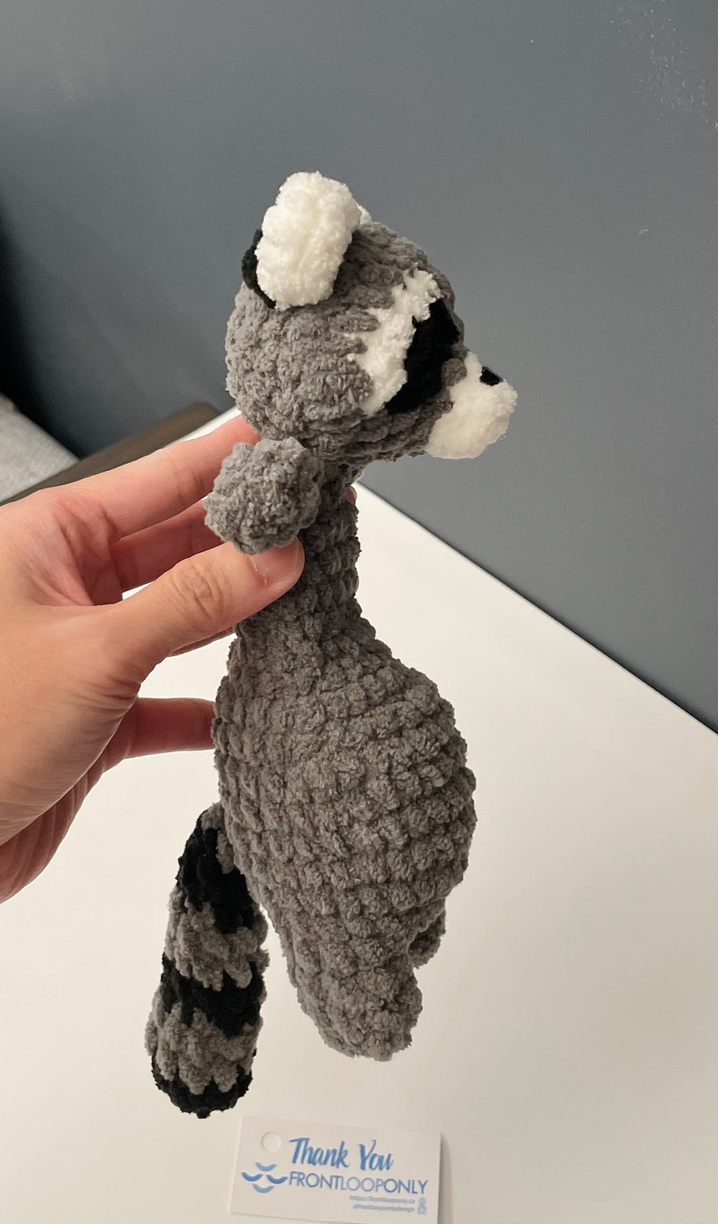 Raccoon Plush – Handmade Crochet Raccoon Amigurumi
