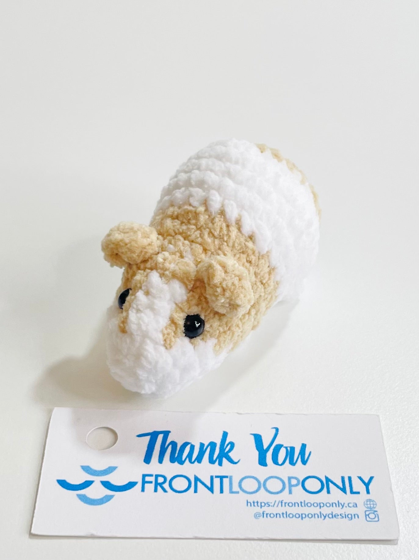 Crochet Baby Guinea Pig Plush, Baby Hamster Amigurumi, Small Animal, Kawaii Handmade Pet Lover Gift