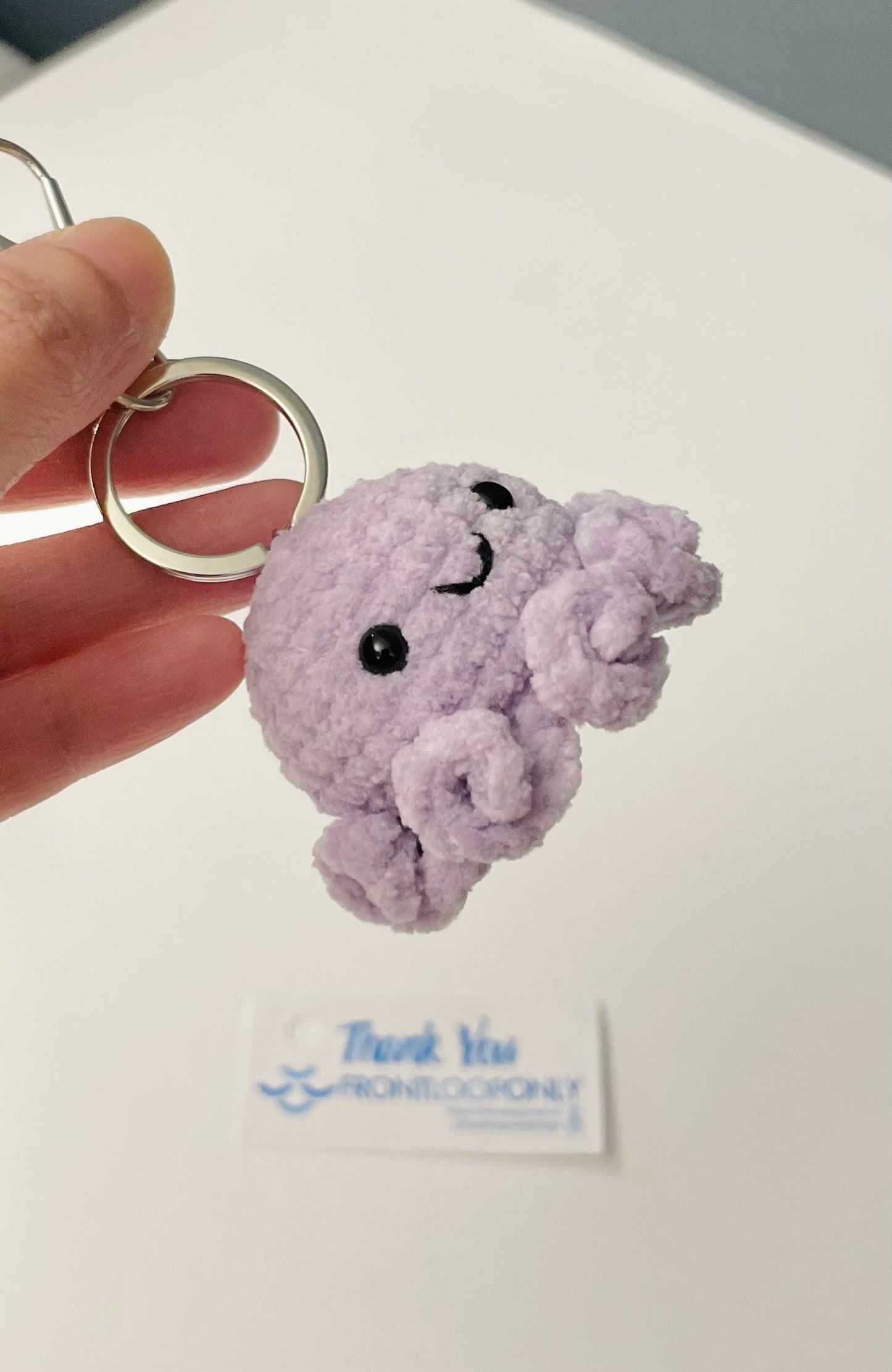 Crochet Octopus Keychain – You Octopi My Heart Keychain, Handmade Valentine Keyring