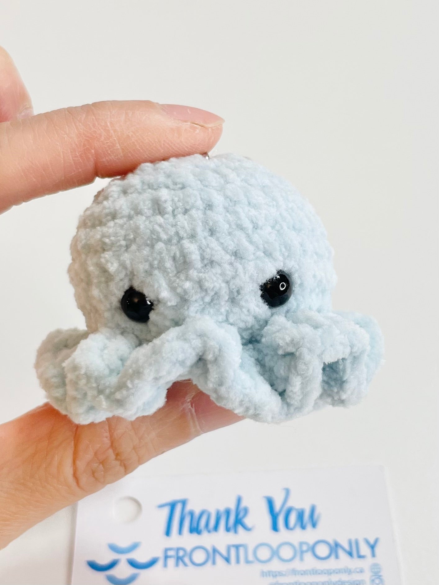 Crochet Octopus Keychain – Handmade Amigurumi Plush Bag Charm