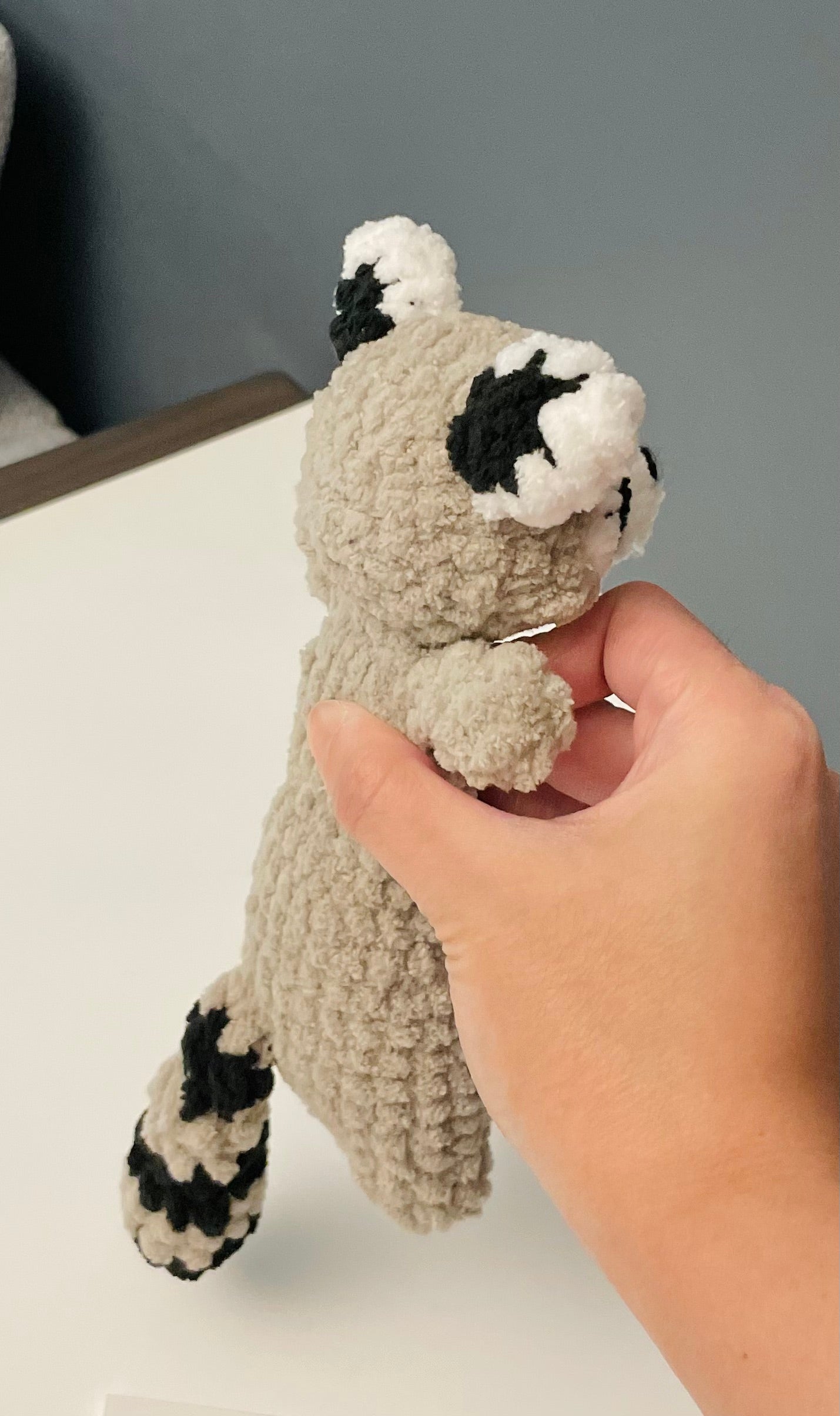 Raccoon Plush – Handmade Crochet Raccoon Amigurumi
