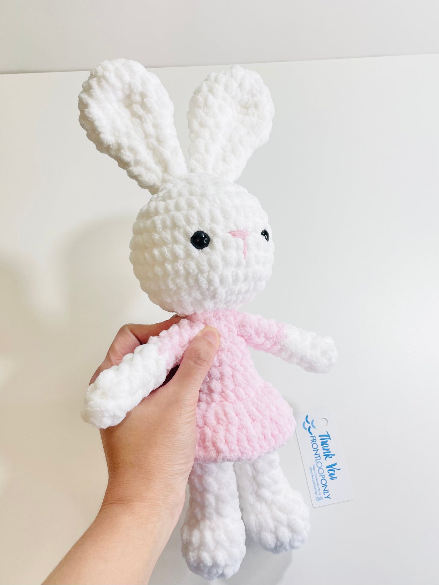 Crochet Snuggly Bunny Plush | Stuffed Bunny Gift | Nursery Decor | Handmade Easter Bunny