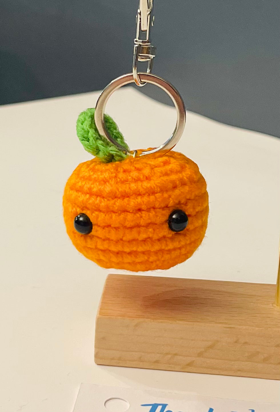 Crochet Fruit or Vegetable Keychain – Handmade Strawberry, Avocado, Tomato, Broccoli Gift