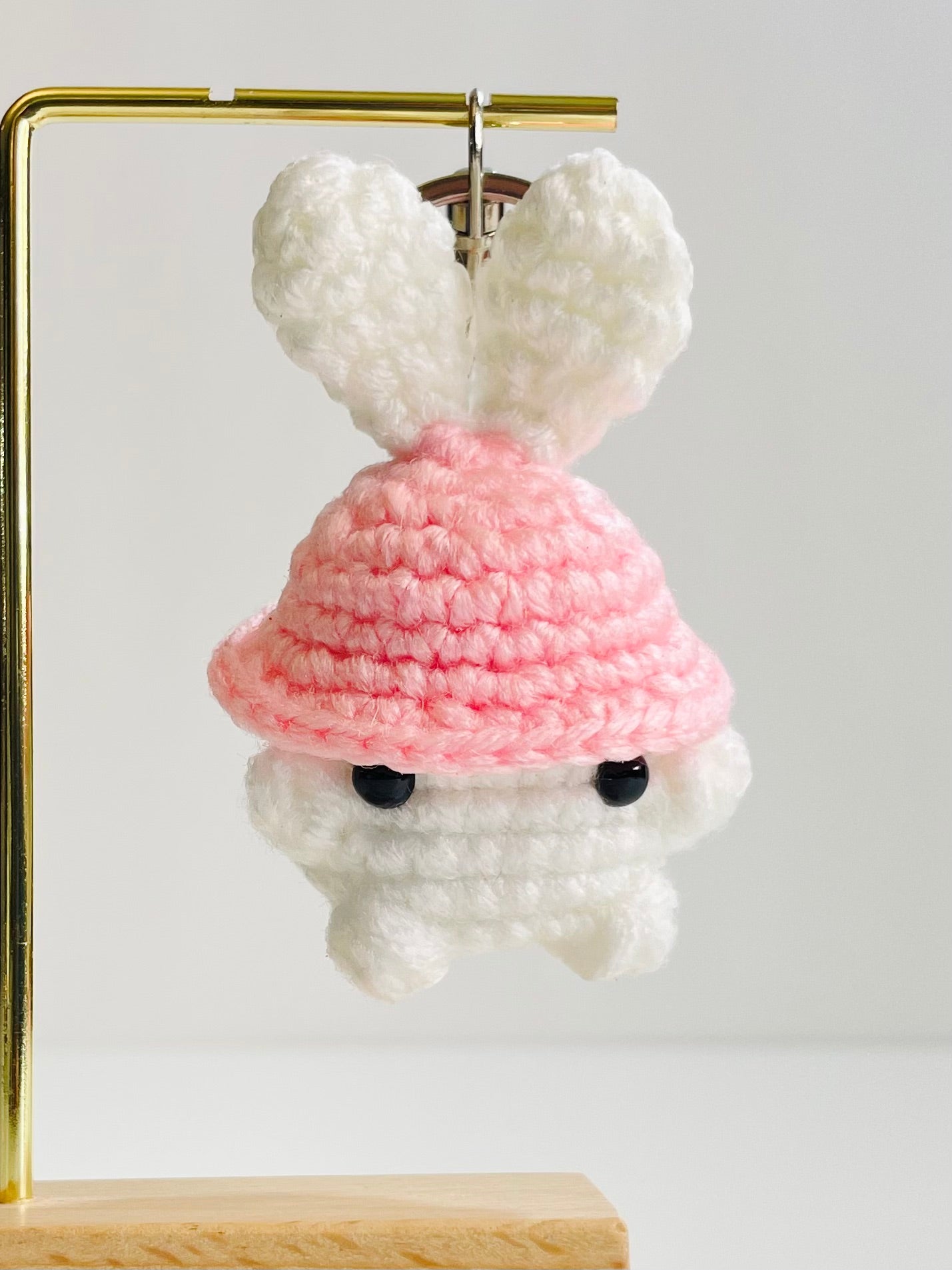 Crochet Baby Mushroom Keychain, Kawaii Amigurumi Mushroom Charm,  Bag Charm