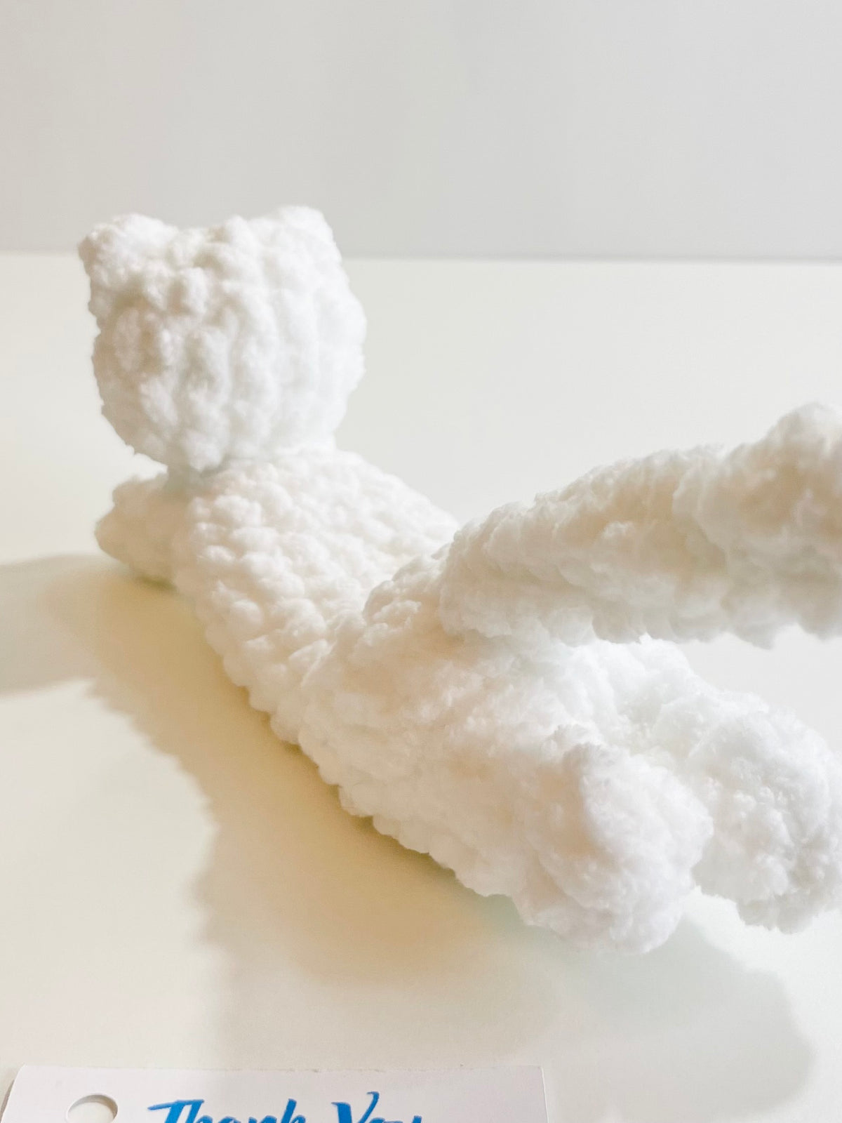 Crochet Cat Wrist Rest, Keyboard Arm Support, Handmade Desk Accessory, Cozy Office Decor, Computer Companion
