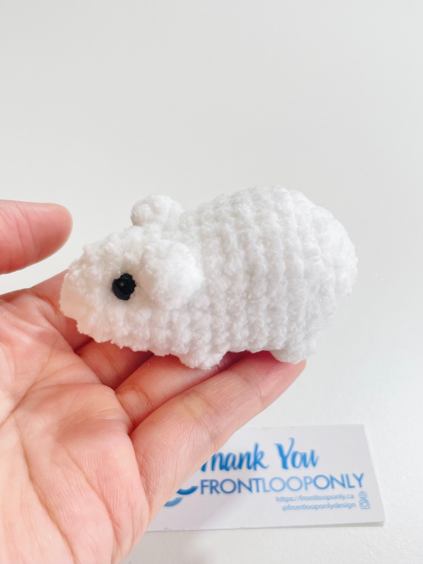 Crochet Baby Guinea Pig Plush, Baby Hamster Amigurumi, Small Animal, Kawaii Handmade Pet Lover Gift