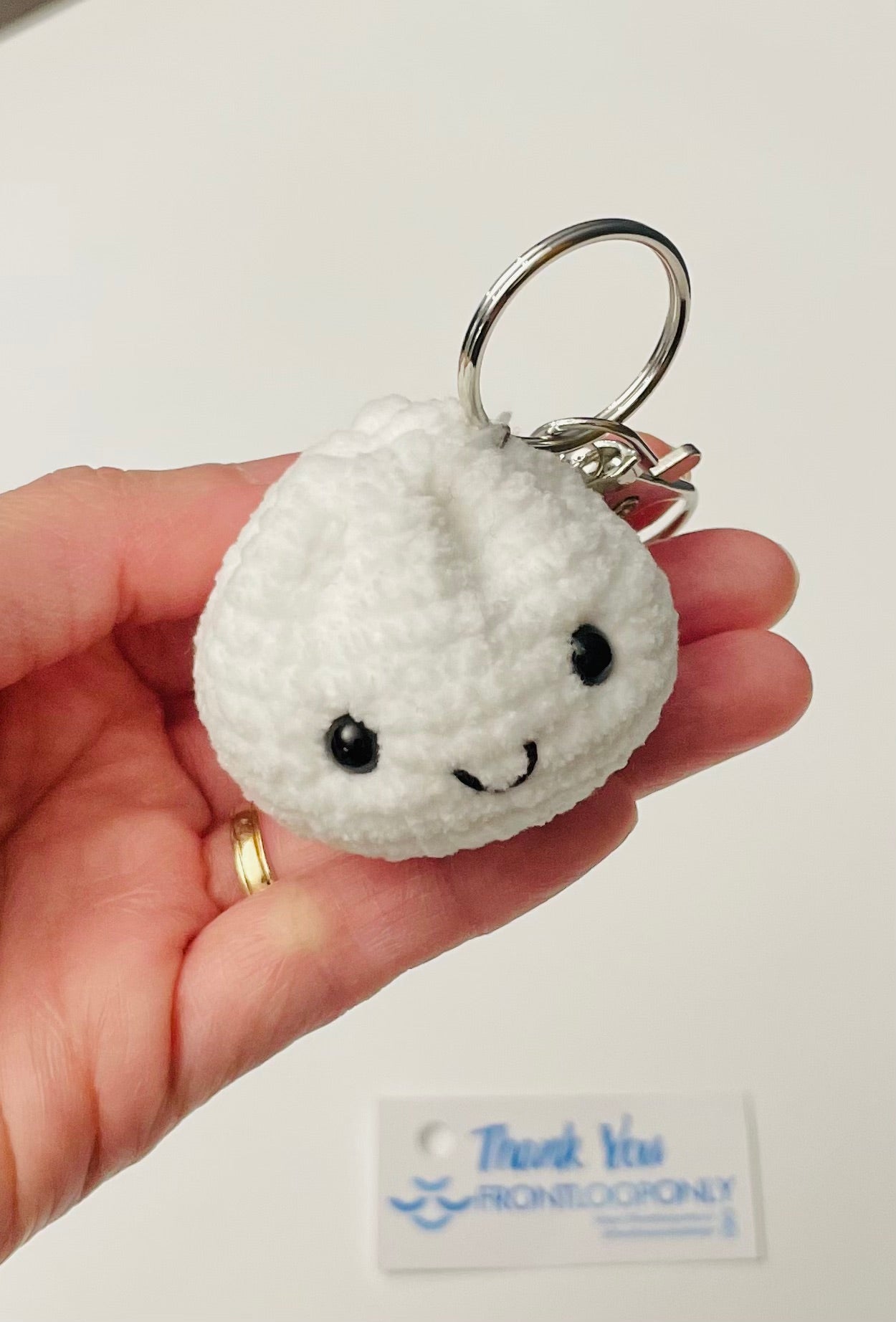 Crochet Dumpling or  Sushi or Onigiri – Adorable Foodie Keychain