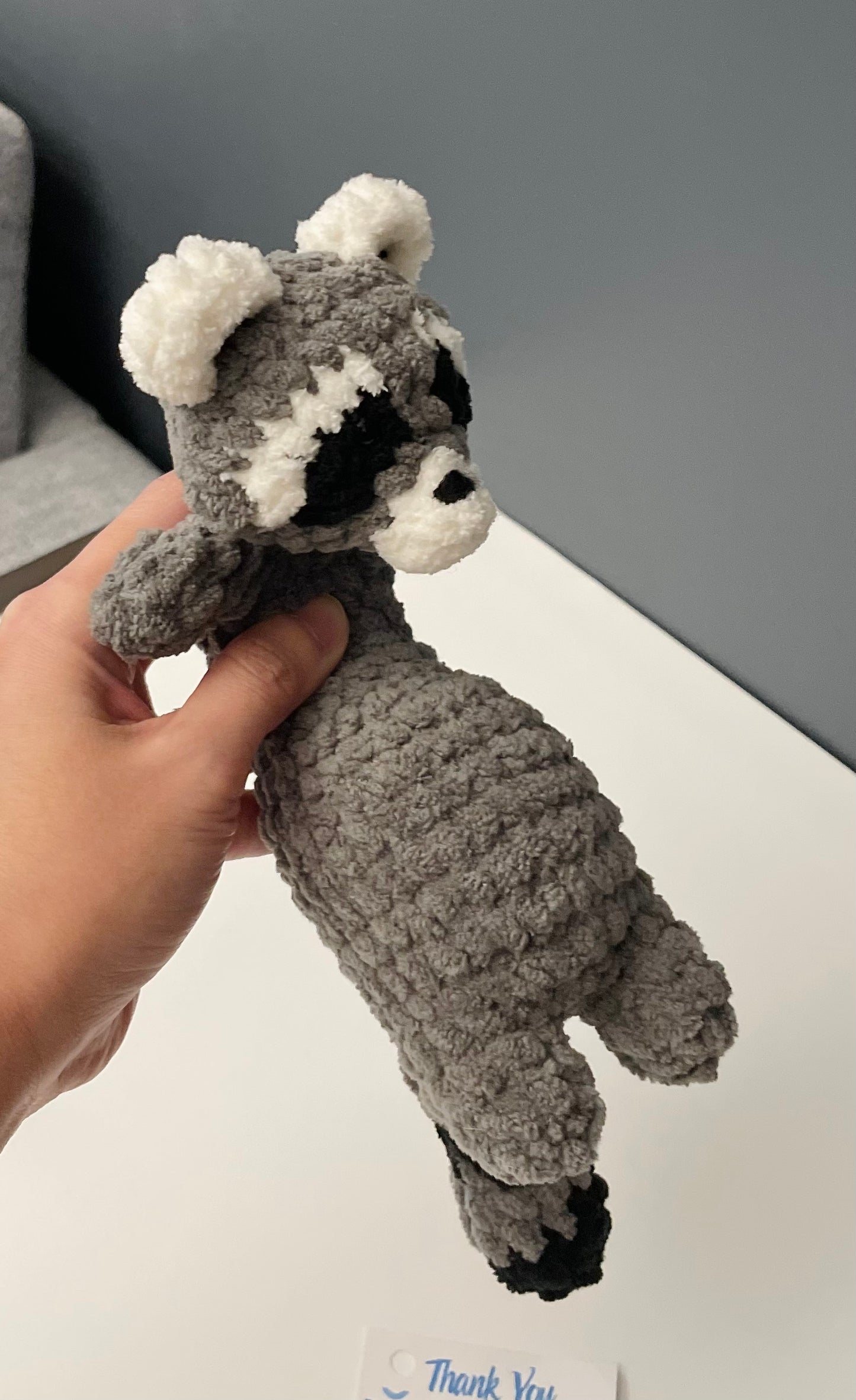 Raccoon Plush – Handmade Crochet Raccoon Amigurumi