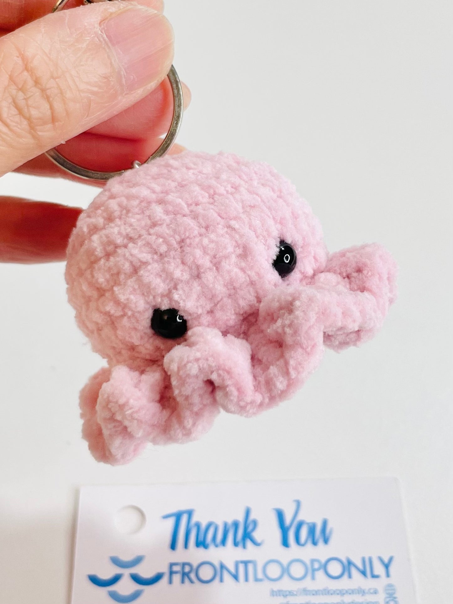 Crochet Octopus Keychain – Handmade Amigurumi Plush Bag Charm