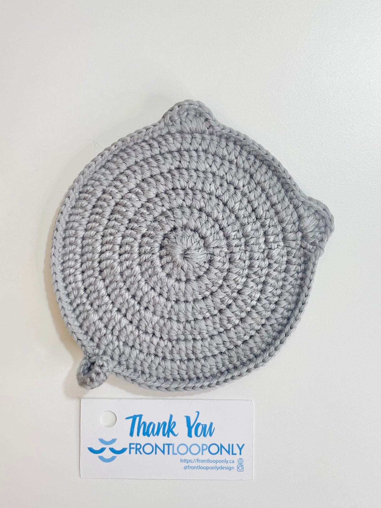 Crochet Animal Coaster, Kawaii Mug Rug, Handmade Cottagecore Home Decor, Coffee Table Gift