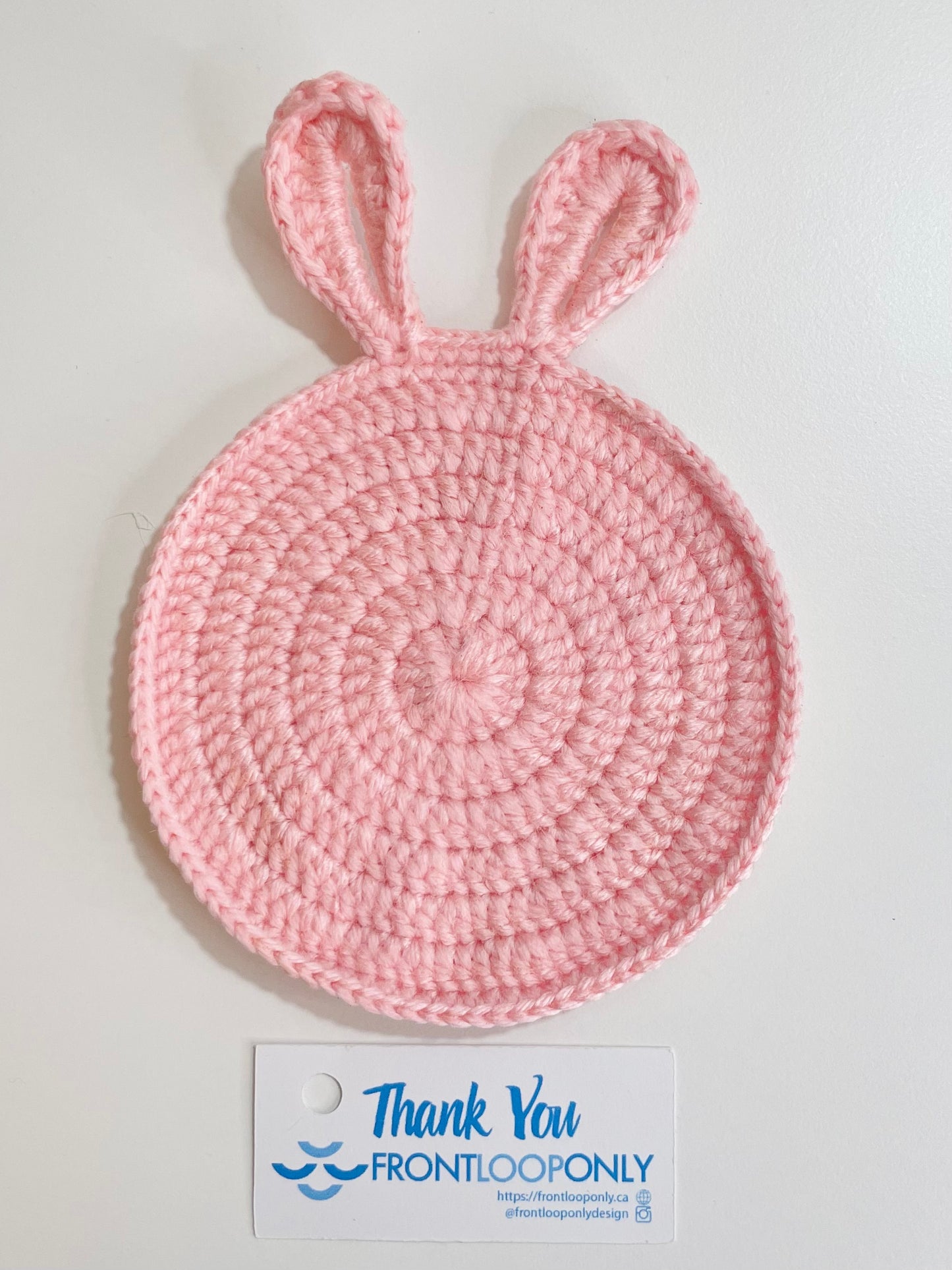 Crochet Animal Coaster, Kawaii Mug Rug, Handmade Cottagecore Home Decor, Coffee Table Gift