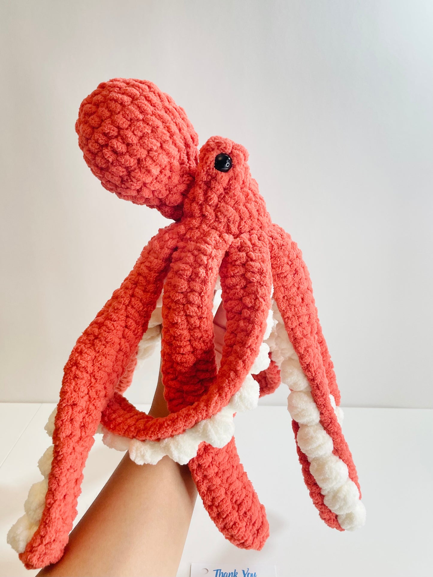 Giant Crochet Octopus Plush | Cuddly Octopus | Handmade Amigurumi Ocean Friend