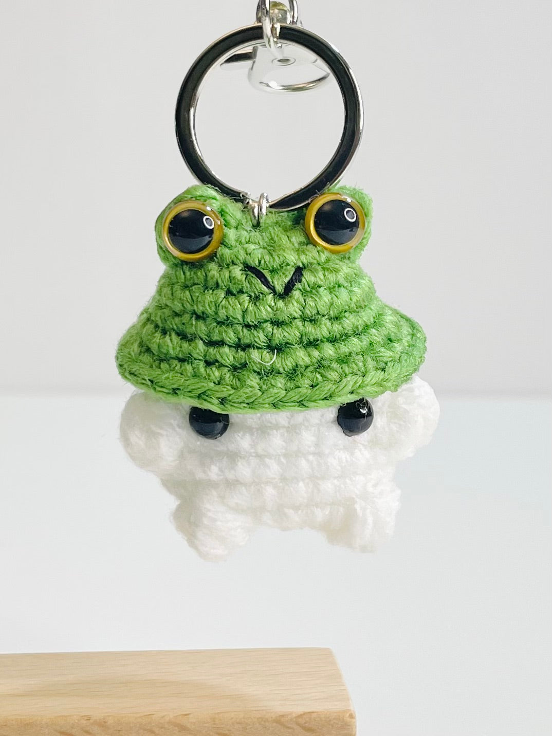 Crochet Baby Mushroom Keychain, Kawaii Amigurumi Mushroom Charm,  Bag Charm