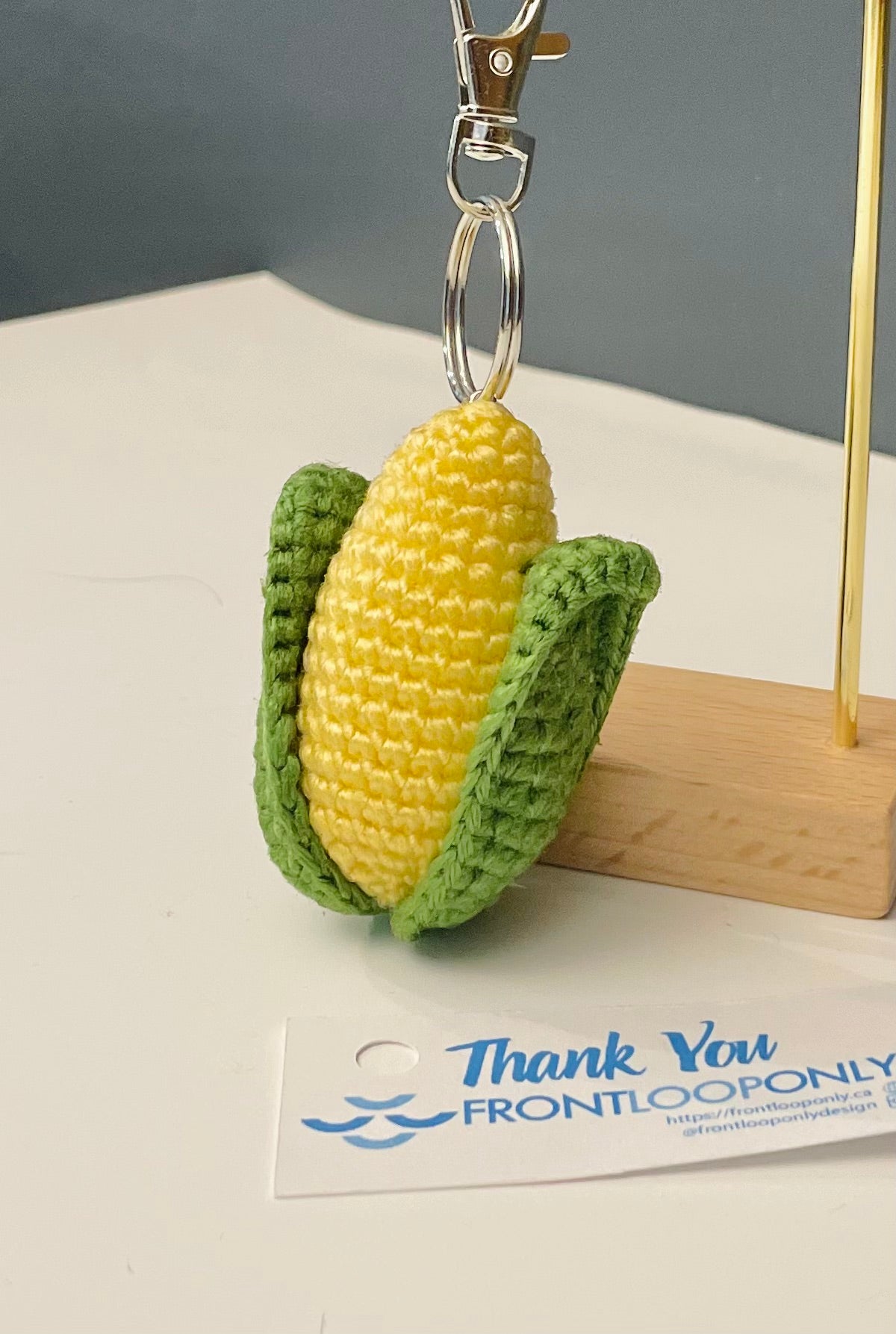 Crochet Fruit or Vegetable Keychain – Handmade Strawberry, Avocado, Tomato, Broccoli Gift