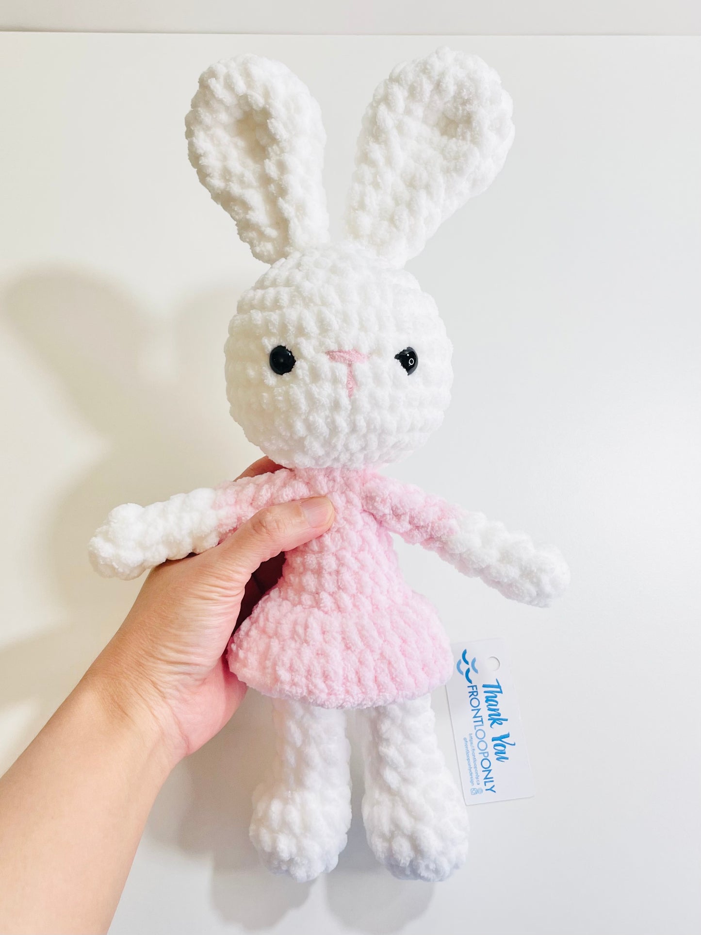 Crochet Snuggly Bunny Plush | Stuffed Bunny Gift | Nursery Decor | Handmade Easter Bunny