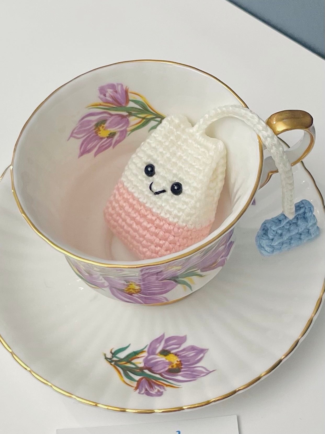 Tea Bag - Handmade Crochet Tea Lover Gift