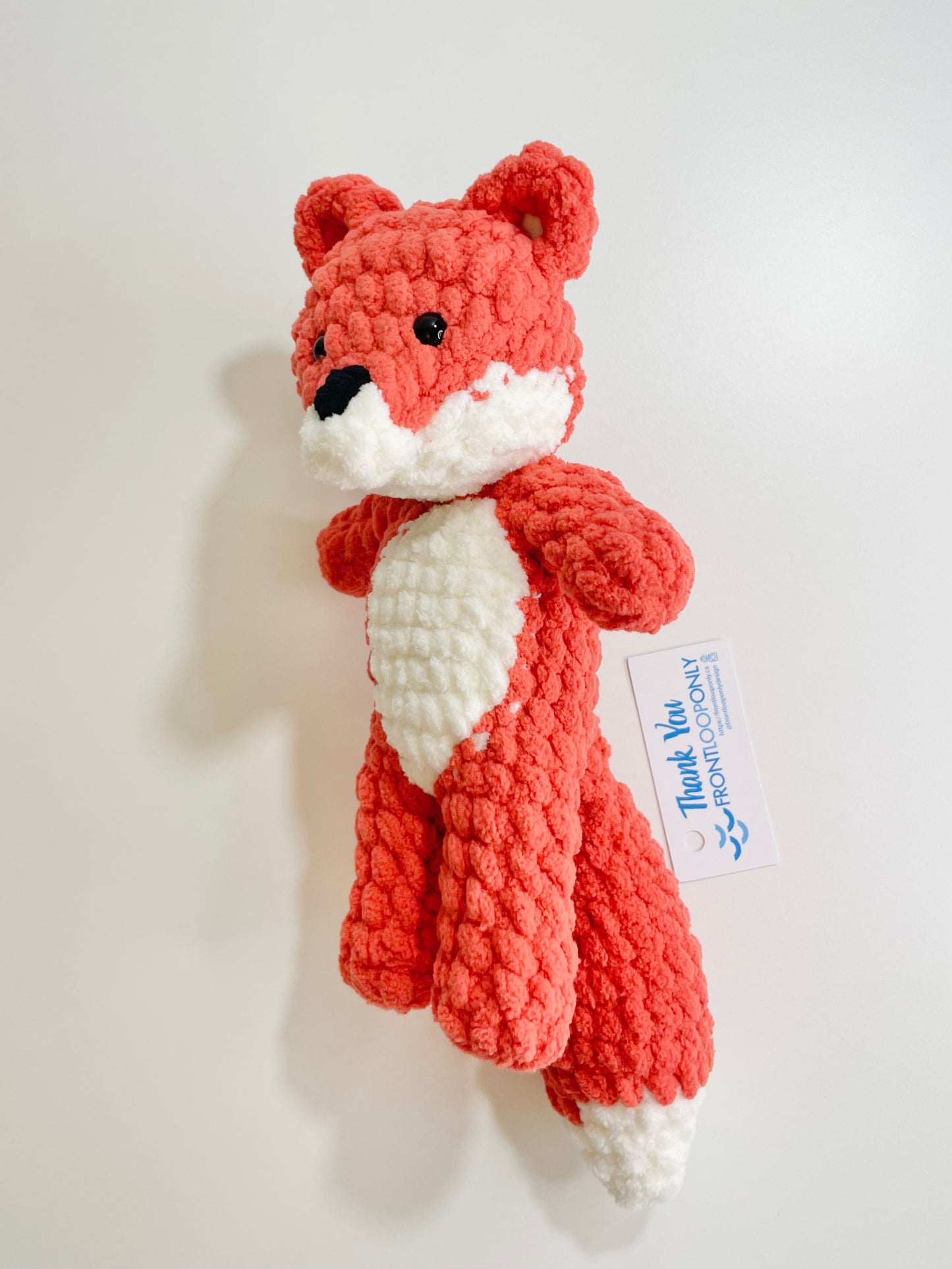 Crocheted Fox Plush | Handmade Woodland Stuffed Animal Toy
