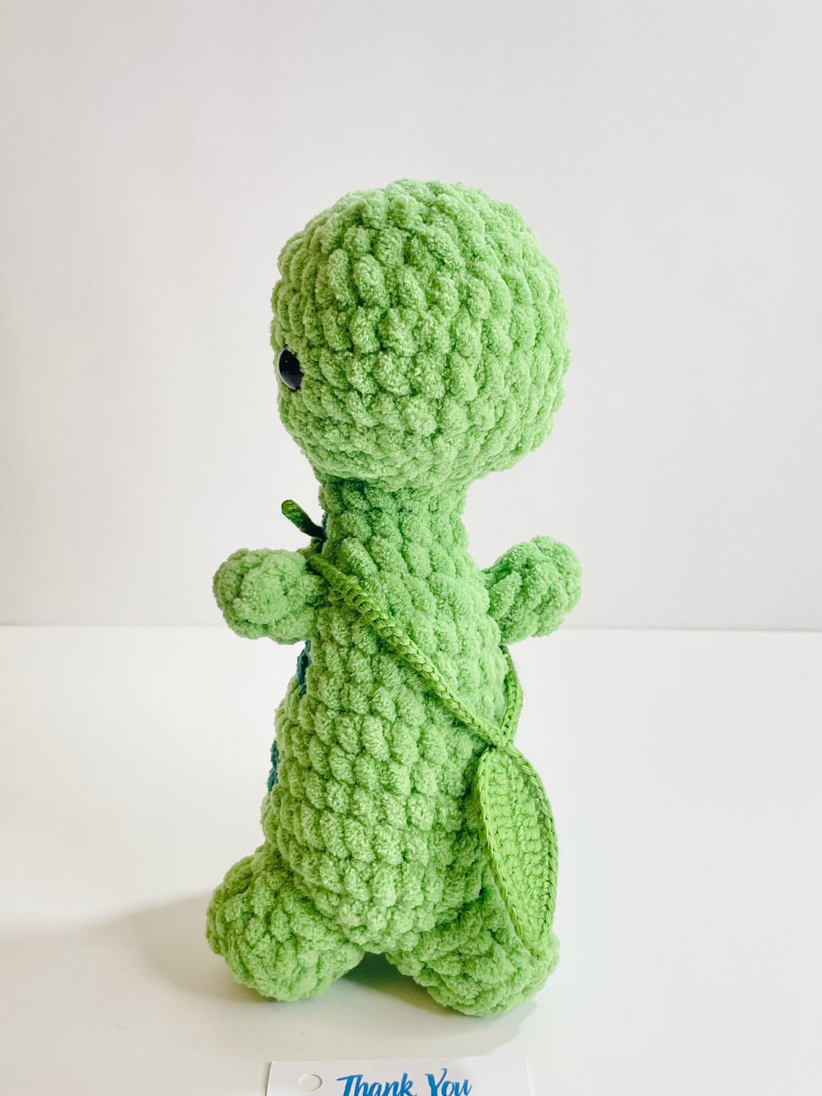 Crochet Snuggly Dinosaur Plush – Handmade Dino Stuffed Animal, Cuddly Nursery Decor, Kawaii Dinosaur Toy