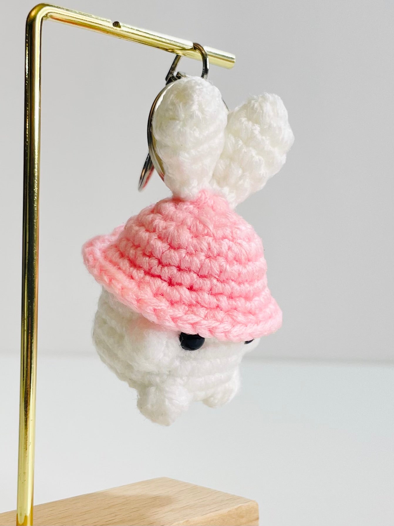 Crochet Baby Mushroom Keychain, Kawaii Amigurumi Mushroom Charm,  Bag Charm