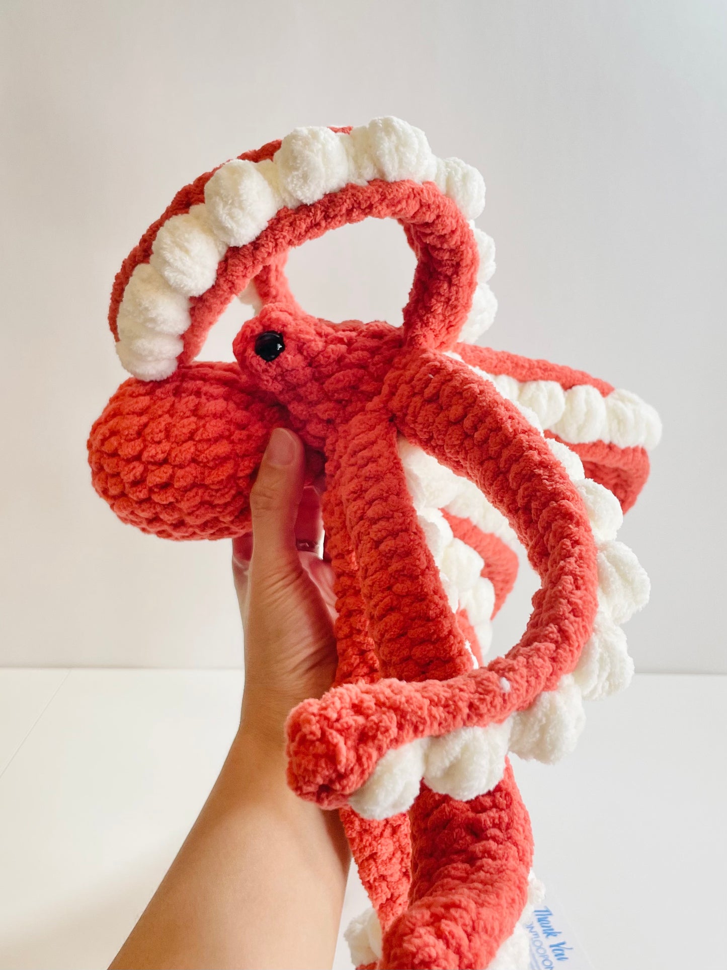 Giant Crochet Octopus Plush | Cuddly Octopus | Handmade Amigurumi Ocean Friend