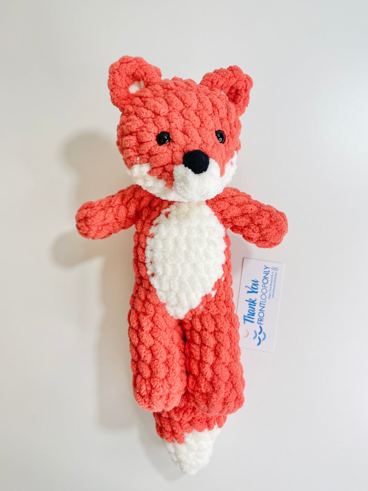 Crocheted Fox Plush | Handmade Woodland Stuffed Animal Toy