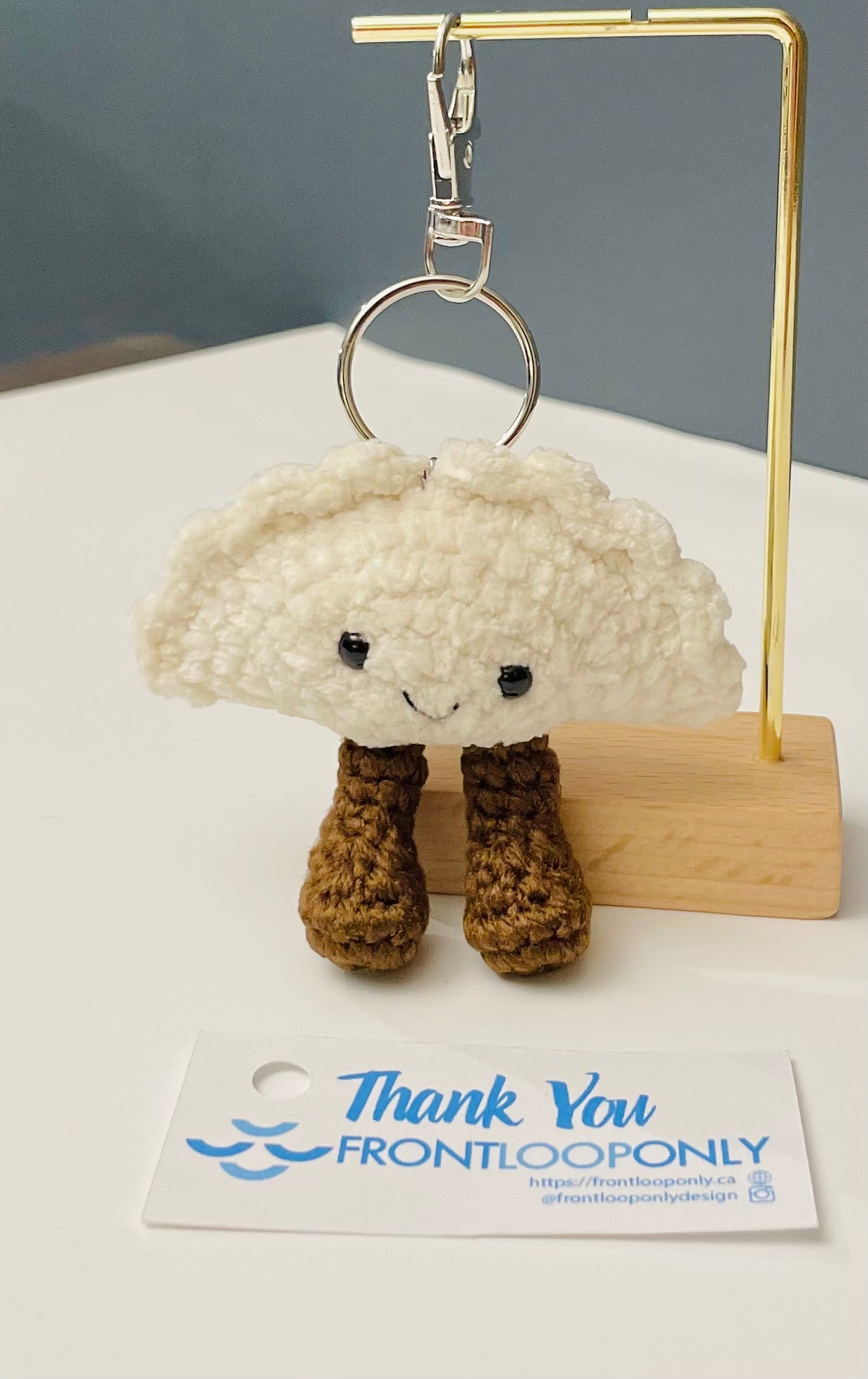 Crochet Dumpling or  Sushi or Onigiri – Adorable Foodie Keychain